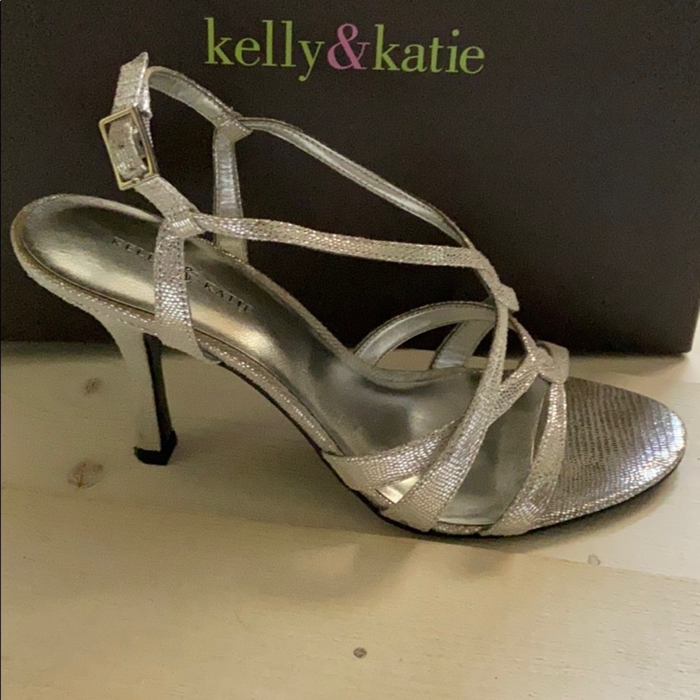 Kelly & Katie Silver Heels